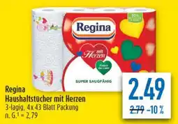 diska Regina Haushaltstücher mit Herzen Angebot