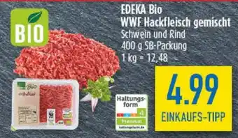 diska EDEKA Bio WWF Hackfleisch gemischt Angebot