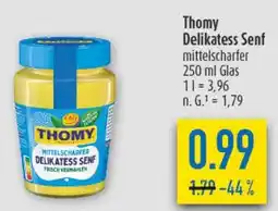 diska Thomy Delikatess Senf Angebot