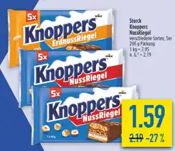 diska Storck Knoppers NussRiegel Angebot