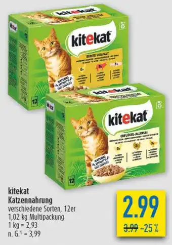 diska kitekat Katzennahrung Angebot