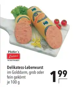 CITTI Markt Pfeifer's Probsteier Delikatess-Leberwurst Angebot