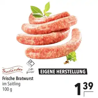 CITTI Markt Susländer Frische Bratwurst Angebot