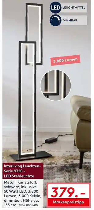 Möbel Rieger LED Stehleuchte Angebot