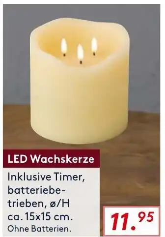 Möbel Rieger LED Wachskerze Angebot