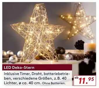 Möbel Rieger LED Deko Stern Angebot