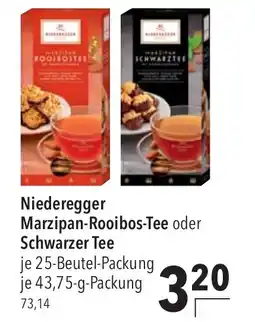 CITTI Markt Niederegger Marzipan-Rooibos-Tee oder Schwarzer Tee Angebot