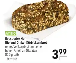 CITTI Markt BIO Reesdorfer Hof Bioland Dinkel-Kürbiskernbrot Angebot