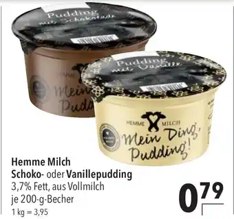 CITTI Markt Hemme Milch Schoko- oder Vanillepudding Angebot