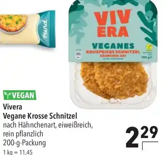 CITTI Markt Vivera Vegane Krosse Schnitzel Angebot