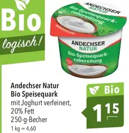 CITTI Markt Andechser Natur Bio Speisequark Angebot