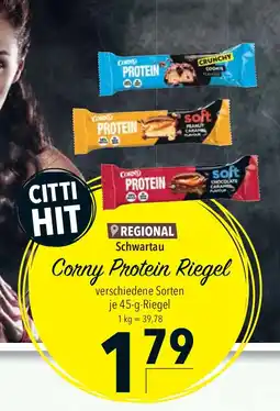 CITTI Markt Corny Protein Riegel Angebot