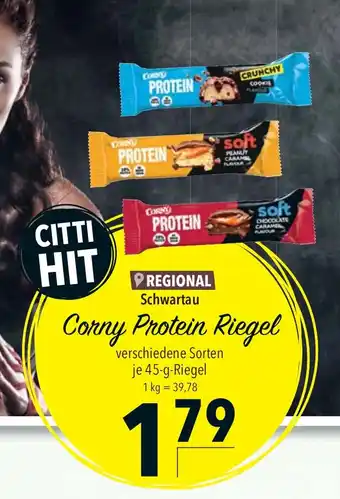 CITTI Markt Corny Protein Riegel Angebot