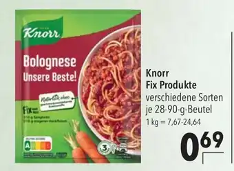 CITTI Markt Knorr Fix Produkte Angebot