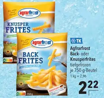 CITTI Markt Agfrarfrost Back- oder Knusperfrites Angebot