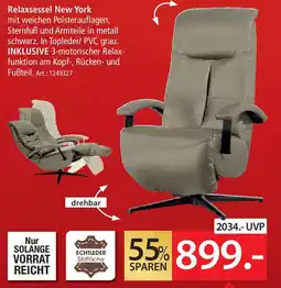 Zurbrüggen Relaxsessel New York Angebot