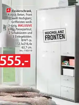 Zurbrüggen xora Kleiderschrank Angebot