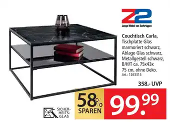 Zurbrüggen Z2 Couchtisch Carla Angebot