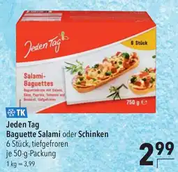 CITTI Markt Jeden Tag Baguette Salami oder Schinken Angebot