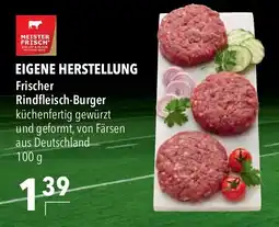 CITTI Markt MEISTER FRISCH Frischer Rindfleisch-Burger Angebot