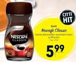 CITTI Markt Nescafé Classic Angebot