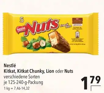 CITTI Markt Nestlé Kitkat, Kitkat Chunky, Lion oder Nuts Angebot