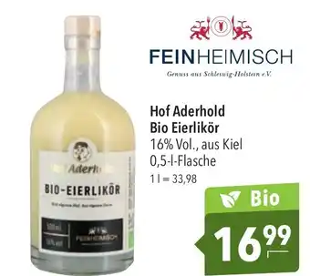 CITTI Markt FEINHEIMISCH Hof Aderhold Bio Eierlikör Angebot