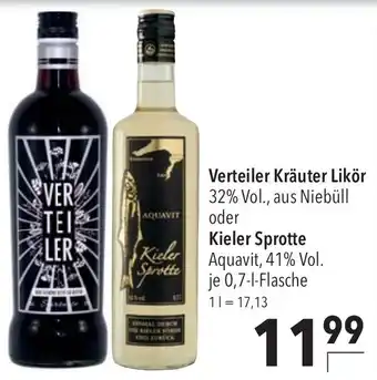 CITTI Markt Verteiler Kräuter Likör oder Kieler Sprotte Angebot