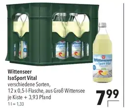 CITTI Markt Wittenseer IsoSport Vital Angebot