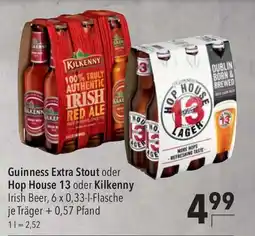 CITTI Markt Guinness Extra Stout oder Hop House 13 oder Kilkenny Angebot