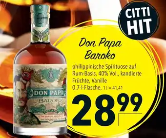 CITTI Markt Don Papa Baroko Angebot