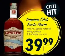 CITTI Markt Havana Club Pacto Navio Angebot