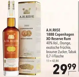 CITTI Markt A.H.RIISE 1888 Copenhagen XO Reserve Rum Angebot