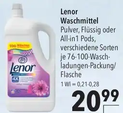 CITTI Markt Lenor Waschmittel Angebot