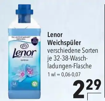 CITTI Markt Lenor Weichspüler Angebot