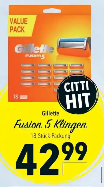 CITTI Markt Fusion 5 Klingen Angebot