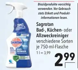 CITTI Markt Sagrotan Bad-, Küchen- oder Allzweckreiniger Angebot