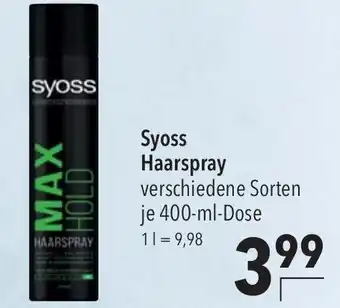 CITTI Markt Syoss Haarspray Angebot