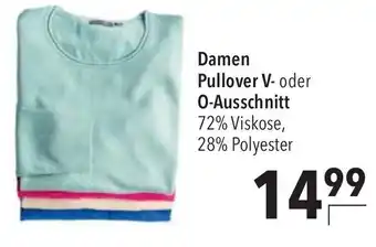 CITTI Markt Damen Pullover V- oder O-Ausschnitt Angebot