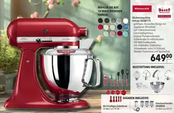 CITTI Markt KitchenAid Küchenmaschine Artisan 5KSM175 Angebot