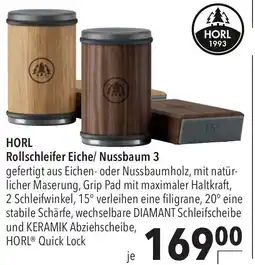 CITTI Markt HORL Rollschleifer Eiche/ Nussbaum 3 Angebot