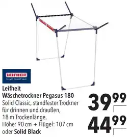 CITTI Markt LEIFHEIT Wäschetrockner Pegasus 180 oder Solid Black Angebot