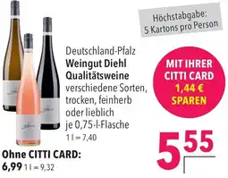 CITTI Markt Weingut Diehl Qualitätsweine Angebot