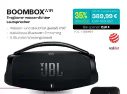 CITTI Markt JBL BOOMBOXWIFI Tragbarer wasserdichter Lautsprecher Angebot