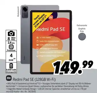 MEDIMAX Xiaomi redmi pad se (128gb wi-fi) Angebot