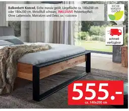 Zurbrüggen Linea natura balkenbett konrad Angebot