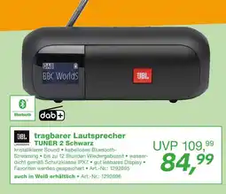 EP Jbl tragbarer lautsprecher tuner 2 schwarz Angebot