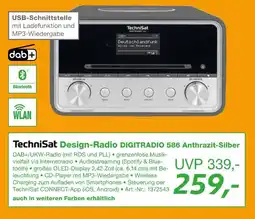 EP Technisat design-radio digitradio 586 anthrazit-silber Angebot