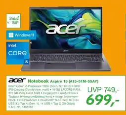 EP Acer notebook aspire 15 (a15-51m-55ay) Angebot