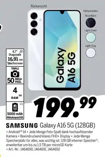 MEDIMAX Samsung galaxy a16 5g (128gb) Angebot